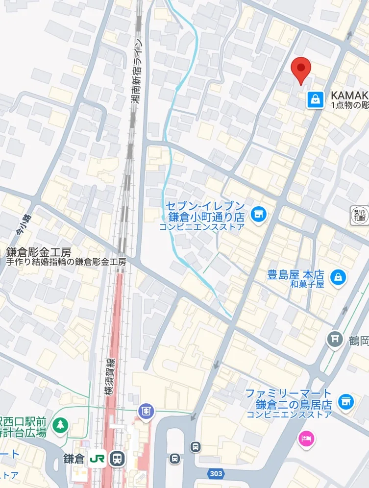 貸店舗(スケルトン)の地図