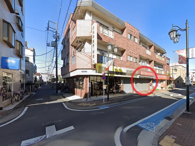 京成小岩の居抜き店舗の外観