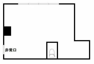 入谷のスケルトン物件の平面図