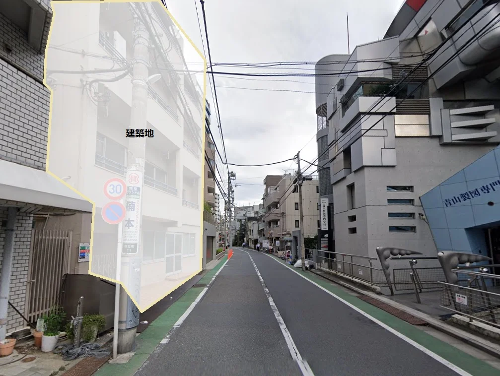 渋谷のスケルトン物件の外観