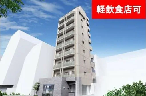 渋谷のスケルトン店舗物件の外観