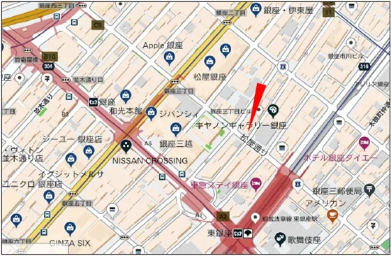 銀座のエステ居抜きの内装