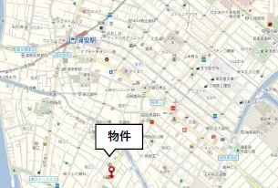 浦安の韓国料理居抜きの地図