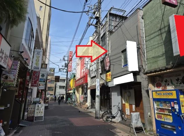 貸店舗(スケルトン)の外観