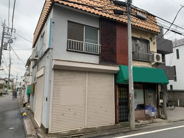 武蔵関の事務所仕様店舗物件の外観