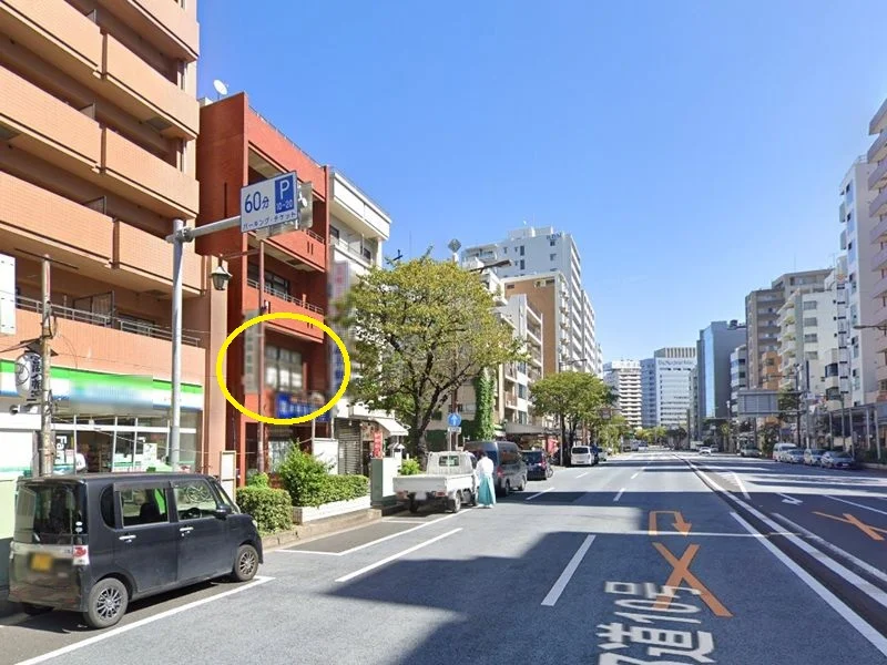 門前仲町の居抜き店舗の外観