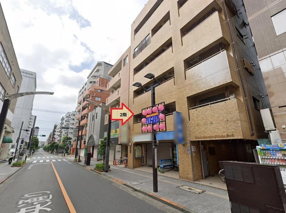 エステの居抜き物件の外観