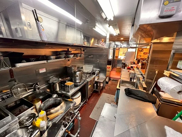 茅場町の居抜き店舗の厨房