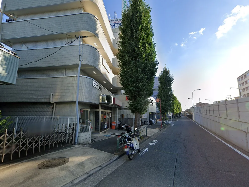 等々力のスケルトン物件の外観