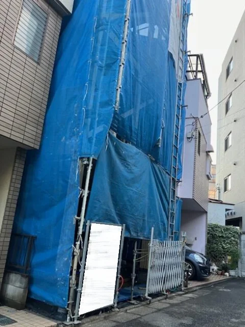 祐天寺のスケルトン店舗物件の外観