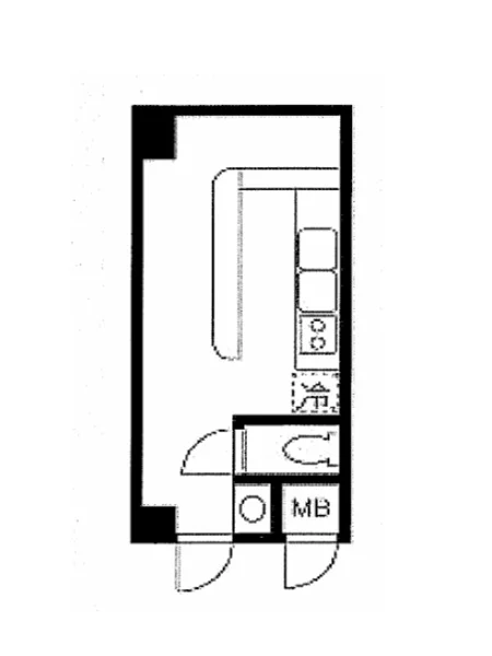 横須賀中央のスナック・パブ居抜きの平面図