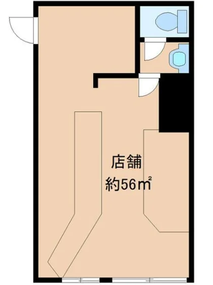 新小岩の居酒屋居抜きの平面図