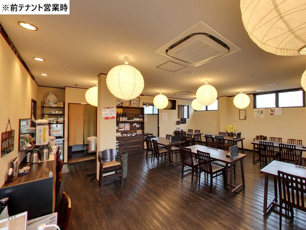 うどん・そばの居抜き物件の内装
