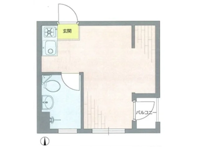 神泉の事務所仕様店舗物件の平面図