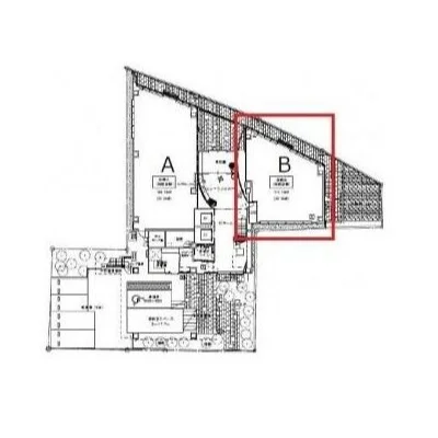 代々木のスケルトン物件の平面図