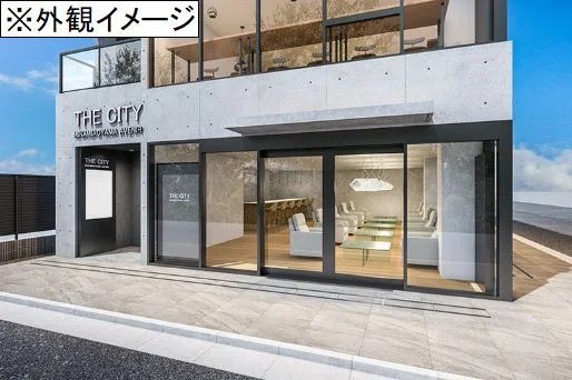 表参道のスケルトン店舗物件の外観