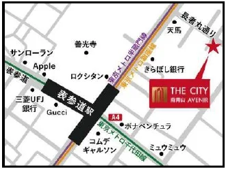 貸店舗(スケルトン)の地図