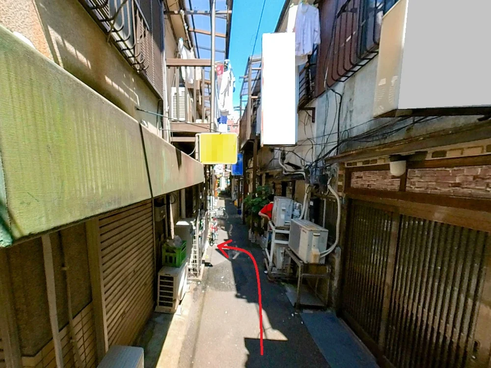 石川町の居抜き店舗の外観