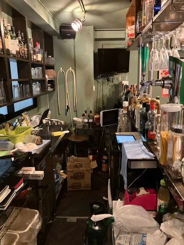 門前仲町の居抜き店舗の厨房