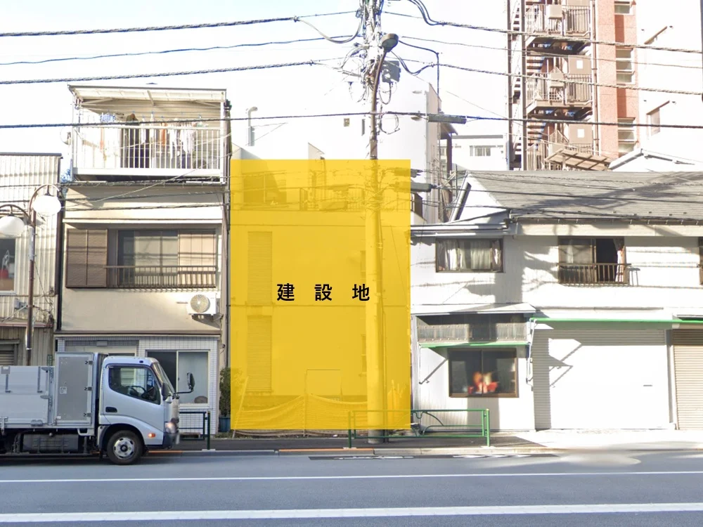 千駄木のスケルトン物件の外観