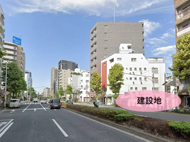 貸店舗(スケルトン)の外観