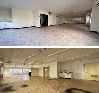 志木の事務所仕様店舗物件の内装