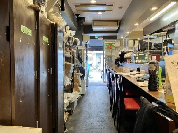 ときわ台のラーメン居抜きの内装