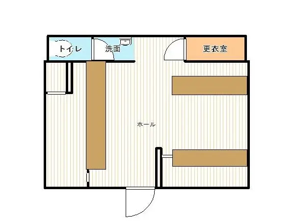 横須賀中央のBAR・ショットバー居抜きの平面図