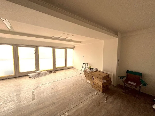 赤坂の事務所仕様物件の内装