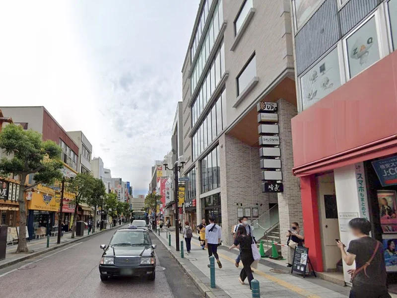 柏のスケルトン店舗物件の外観