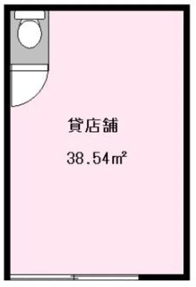 西ケ原の居酒屋居抜きの平面図