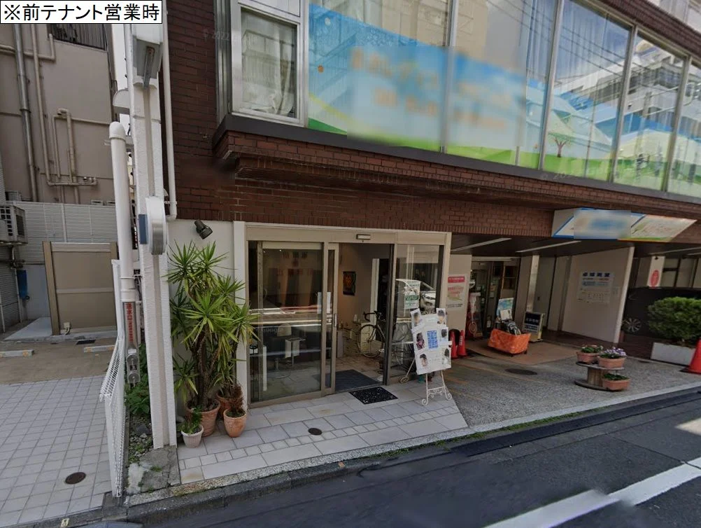 美容室・理容室の居抜き物件の外観