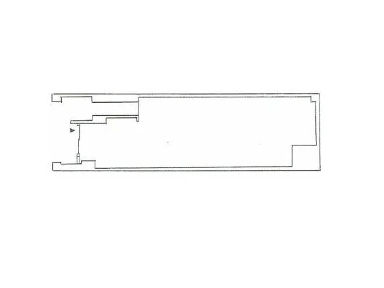 大口のスケルトン物件の平面図