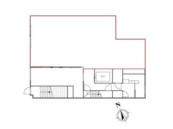 吉祥寺のスケルトン物件の平面図
