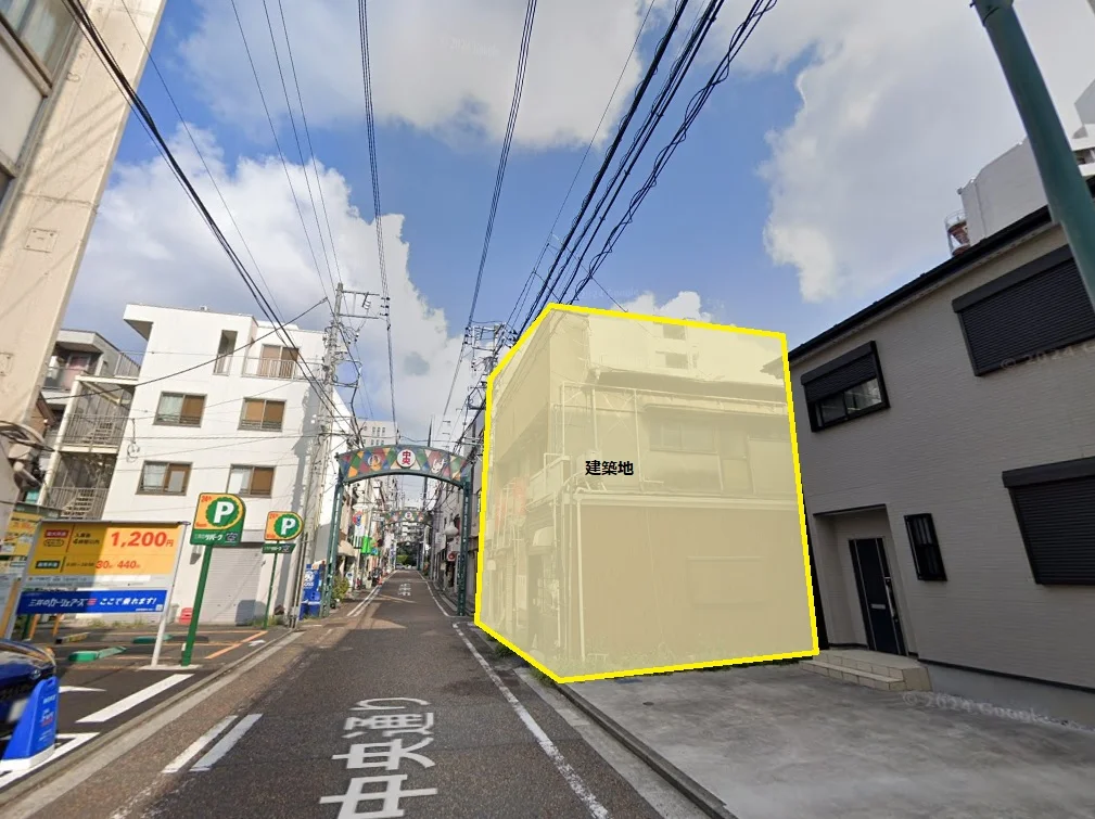 桜木町のスケルトン店舗物件の外観