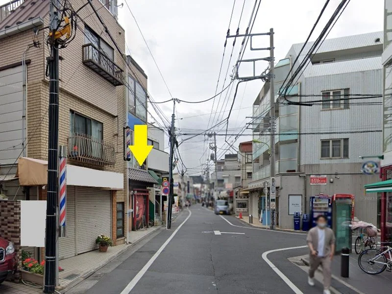 下北沢の居抜き店舗の外観