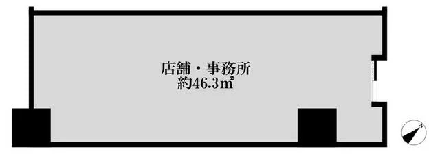 平井のスケルトン物件の平面図