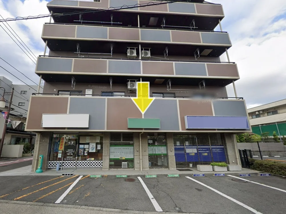 物販の居抜き物件の外観