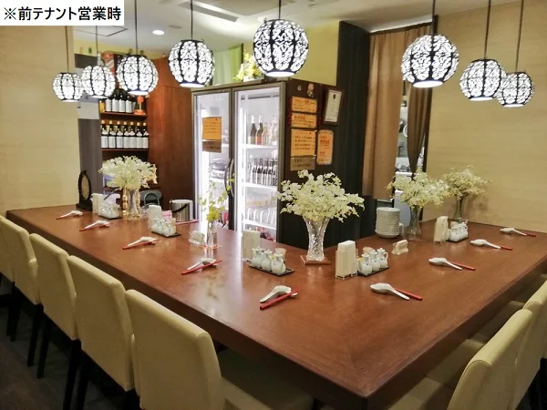 中華料理の居抜き物件の内装