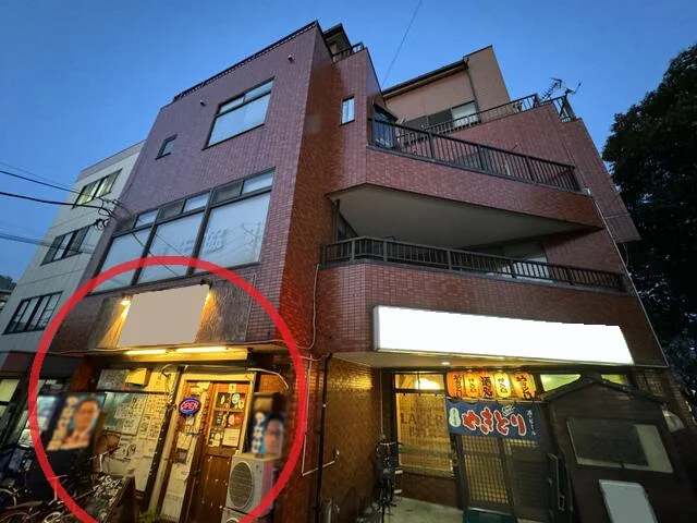 インド・ネパール料理の居抜き物件の外観