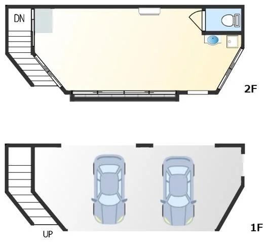 大和の美容室・理容室居抜きの平面図