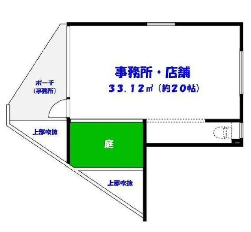 本八幡のスケルトン物件の平面図