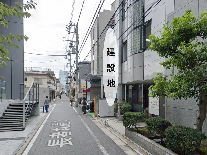 表参道のスケルトン物件の外観