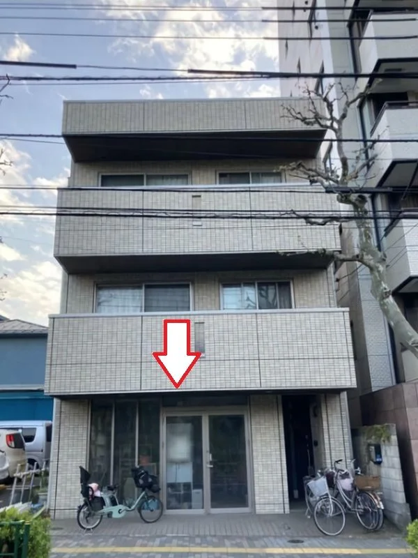 貸店舗(事務所仕様)の外観