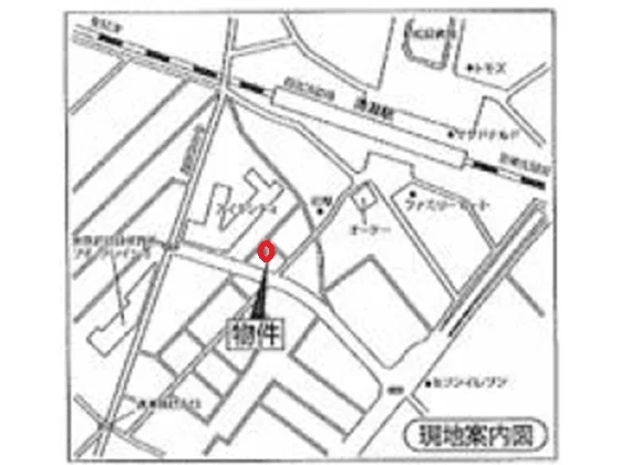 清瀬のスケルトン店舗物件の地図