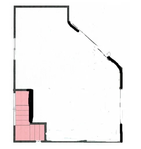 菊名の事務所仕様物件の平面図