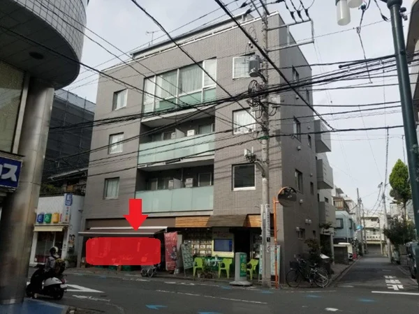 用賀のスケルトン物件の外観