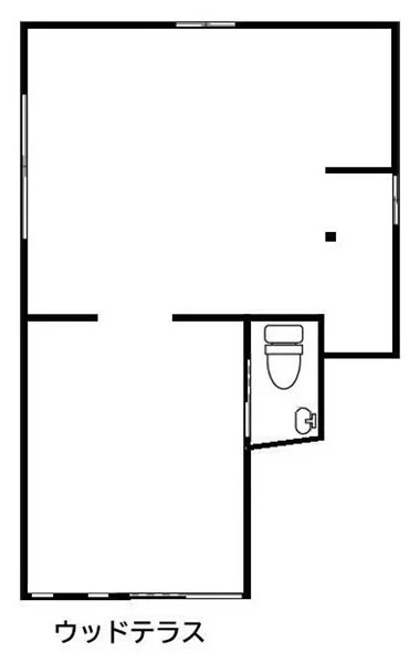 カフェ・喫茶店の居抜き物件の平面図