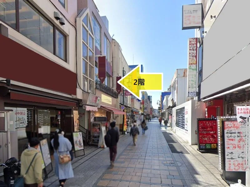 本川越の美容室・理容室居抜きの外観