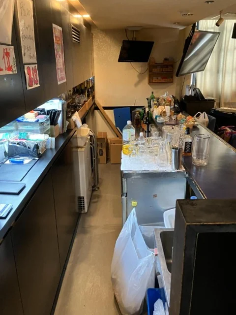 スナック・パブの居抜き物件の厨房